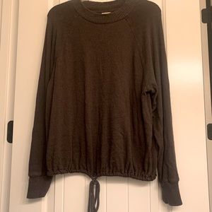 A New Day Brown Tie Sweatshirt